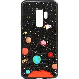 Чохол-накладка Toto Cartoon Print Glass Case Samsung Galaxy S9+ Planets