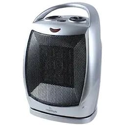 Тепловентилятор Crownberg CB-7749 бытовой обогреватель дуйчик с функцией вращения 1500 Вт Grey