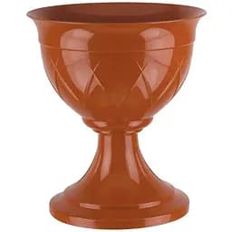 Вазон Santino Lilia на ніжці 3.5 л теракотовий (URLIL35TER)