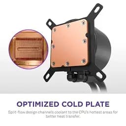 Система рідинного охолодження NZXT Kraken Plus V2 360mm AIO liquid cooler w/Displ (RL-KN360-B2) - мініатюра 5