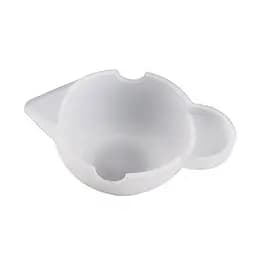 Силіконовий мірний міні-стакан 10 мл з носиком вимірювальна склянка, Kitchen Master Прозорий 87387