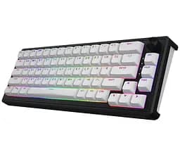 Клавиатура игровая механическая HATOR HTK-3160-UA Skyfall 65 Wireless Aurum Sterling Switch USB, 2,4 ГГц, BT 5.3 Black-White - мініатюра 3