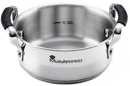 Кастрюля с крышкой Bergner, 0,56 л, металик (BGEU-3776)