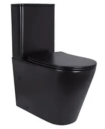 Унитаз напольный Qtap Scorpio Ultra Quiet с сиденьем Slim Duroplast/ Soft-close/ Quick Release QT14226088AMB