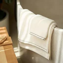 Рушник MBM HOME Слід вітру 30x50 см шпилька айворі (BT-17 S IVORY/PIN) - мініатюра 12