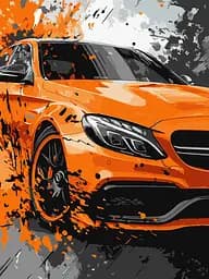 Набір для розпису по номерах Яскрава міць, Ideyka, 30x40 см, КНО5154