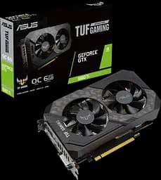 Відеокарта GeForce GTX 1660 Ti 6GB Asus TUF Gaming EVO OC (TUF-GTX1660TI-O6G-EVO-GAMING) Б/В - мініатюра 1
