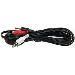 Кабель-переходник Cablexpert 3.5 мм M - 2xRCA M 2.5 м черный (CCA-458-2.5M)