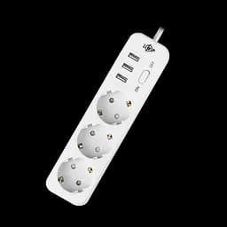 Мережевий фільтр PREXiaomiUM LP-X3 USB 4 м White (2200 Вт)