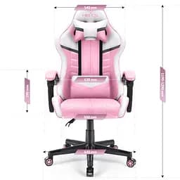 Комп'ютерне крісло Hell's Chair HC-1004 PINK - мініатюра 3