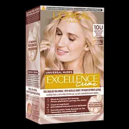 Стійка крем-фарба для волосся L'Oreal Paris Excellence Crème Universal Nudes 10U Універсальний світло-світло русявий 192 мл