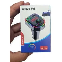 FM трансмітер модулятор Borofone F6 з Bluetooth 5.0 USB чорний - мініатюра 2