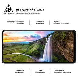 Захисне скло на Oscal Tiger 12 з олеофобним покриттям, Pro, повне проклеювання, антистатичний і пиловідштовхуючий шар, 9H, самоклеючеся, 2.5D, на весь екран, антистатичний клей, ArmorStandart (ARM75106) - мініатюра 4