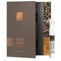 Листівка із пробним зразком туалетної води Avon Black Suede Touch для нього 0.6 мл