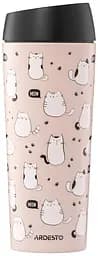 Термокухоль Coffee Time Cats 450мл нержавіюча сталь коричневий ARDESTO kuh0014316