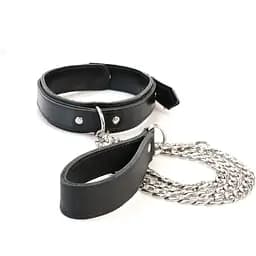 Нашийник з повідцем з екошкіри Art of Sex - Leash and Collar Emoji