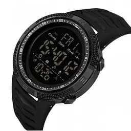 Водостійкий тактичний кварцовий годинник Sanda Spain black - мініатюра 3