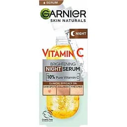 Нічна сироватка Garnier Skin Naturals Vitamin C Brightening Night Serum 30 мл - мініатюра 3