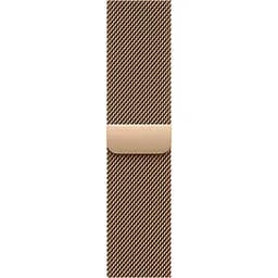 Смарт-годинник Apple Watch Series 10 GPS + Cellular 42mm Gold Titanium Case with Gold Milanese Loop (MX083) [115190] - мініатюра 3
