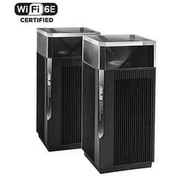 Mesh-система ASUS mesh ZenWiFi Pro ET12 AXE11000 2Pcs Black 802.11aх (90IG05Z0-MO3A20)