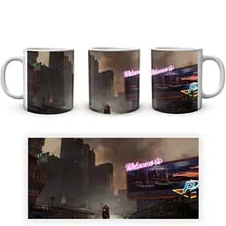 Кухоль GeekLand Cyberpunk 2077 Кіберпанк 2077 CY 02.594 330 мл білий - мініатюра 4