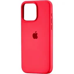 Чехол Silicone Case для Apple iPhone 16 Pro Max Rose Red AA [114924]