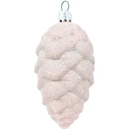 Набір новорічних прикрас на ялинку Dashuri Шишка 4 штуки 4x8 см блиск, пудровий 226602