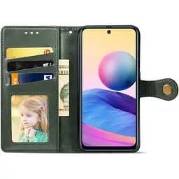 Шкіряний чохол-книжка GETMAN Gallant (PU) для Xiaomi Redmi 15C (Global) / Poco C85 (Global) Зелений - мініатюра 3