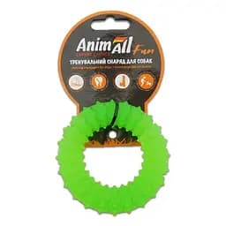 Игрушка AnimAll Fun кольцо с шипами зеленое 9 см