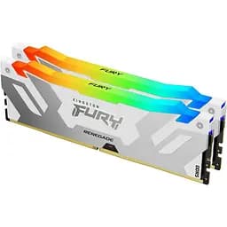 Пам'ять для настільних комп'ютерів Kingston FURY 32 GB (2x16GB) DDR5 6800 MHz Renegade Silver/White RGB (KF568C36RWAK2-32)