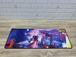 Великий килимок для мишки WorkPlaceShop Anime Genshin Impact Яе Міко 900 x 400 мм