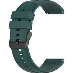 Ремінець GT для Samsung Gear Sport - темно-зелений ширина кріплення 20мм силікон Watchbands (W28-1WB23876111)