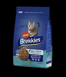 Сухий корм для кішок Brekkies Cat Salmon and Tuna 3.5 кг повноцінний раціон для дорослих кішок лосось з тунцем