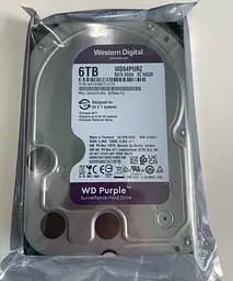 Накопитель Western Digital HDD SATA 6.0TB Purple 5400rpm 256MB (64PURZ)