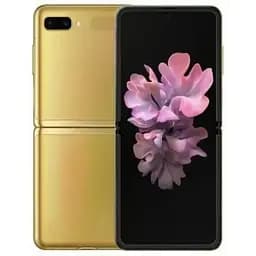 Смартфон Samsung Galaxy Flip 8/256Gb Mirror Gold (SM-F700F/DS) [NFC, 2 SIM]