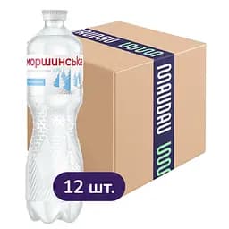 Упаковка мінеральної води Моршинська негазована 9 л (0.75 л x 12 шт.)