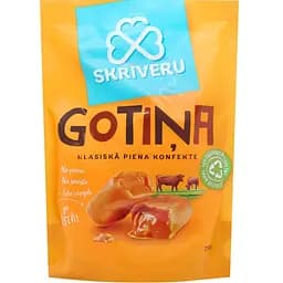 Цукерки Skriveru Gotina молочні класичні 250 г