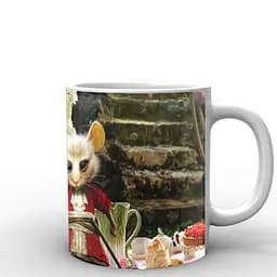 Кухоль GeekLand Аліса в країні чудес Alice in Wonderland мишеня AW.02.005 330 мл білий