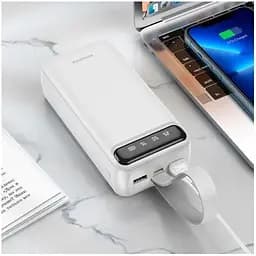 УМБ Borofone Freeway Power bank 30000mAh BJ14B чорна 6974443386011 - мініатюра 7