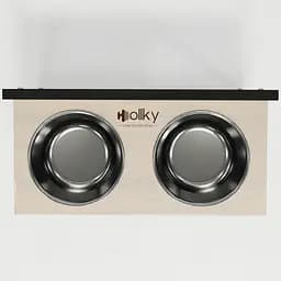 Hollky Flex L — регульовані миски на підставці для великих собак (2 × 1.8 л) - мініатюра 4
