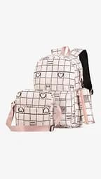 Рюкзак+пенал для дівчинки 011 Рожевий