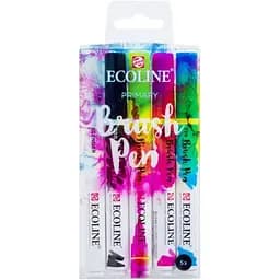 Набор кистей-ручек Royal Talens Ecoline Brushpen PRIMARY X 5 шт.