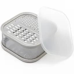 Терка з контейнером Мамин посуд Охайний кулінар сіра (УТ-00092221)