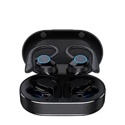 Бездротові спортивні Bluetooth навушники TWS Q23 Pro водонепроникні з сенсорами і мікрофоном Чорні - мініатюра 4