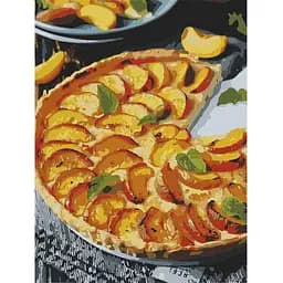 Картина по номерам Ideyka Персиковый пирог KHO5617 30х40 см