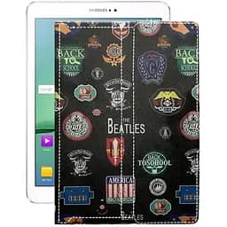 Чехол StatusCASE из экокожи для планшета Samsung Galaxy Tab S2 9.7 2016 (T819) Битлз