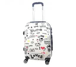 Валіза середня M Worldline Airtex 808/love полікарбонат+ABS-пластик Різнокольоровий - мініатюра 1