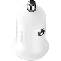 Автомобільний зарядний пристрій Baseus Grain Pro Car Charger Dual USB 4.8A White (CCALLP-02) [73370] - мініатюра 2
