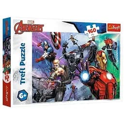Пазл Trefl Герої завжди напоготові Месники Марвел 160 ел. (15424)