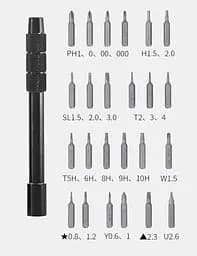 Викрутка Xiaomi Jiuxun Tools Screwdriver + біти 24 шт. (Q/NBJX005) - мініатюра 4